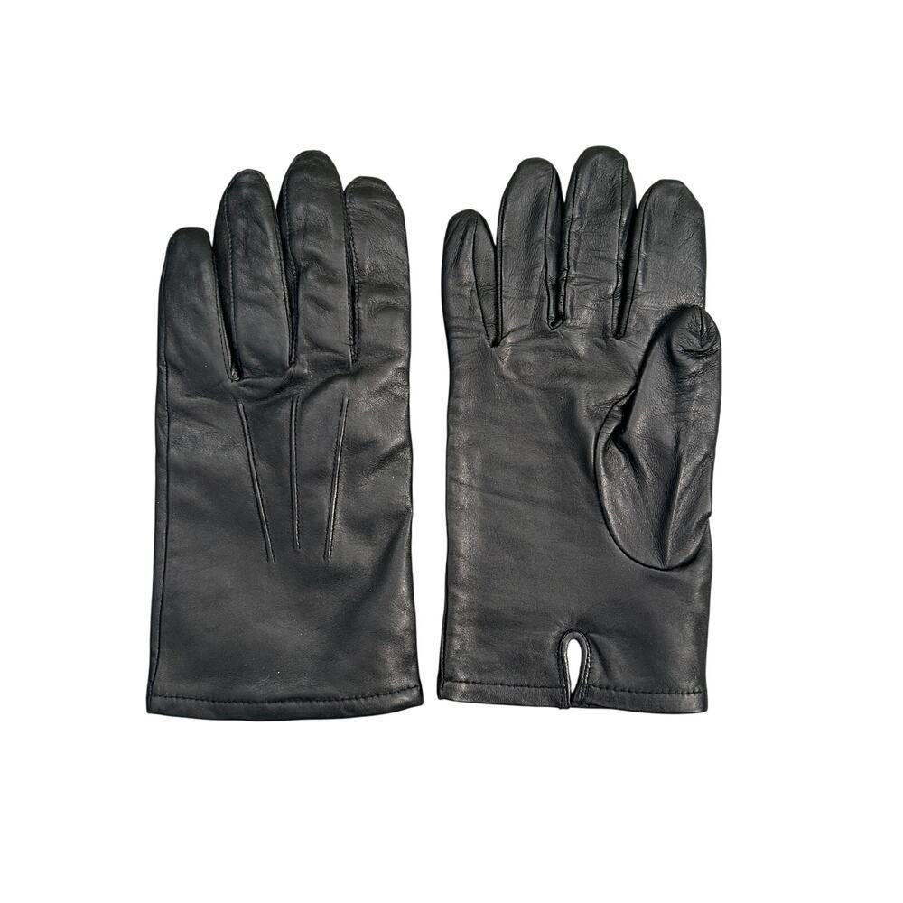 Lauer‎ Men's Black Leather Gloves